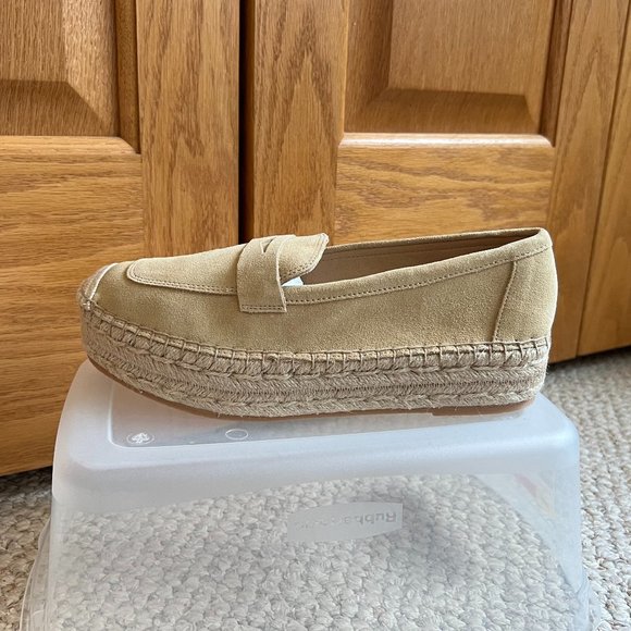TALBOTS - Quinn Platform Suede Espadrilles -- NEW with Box - Picture 7 of 12